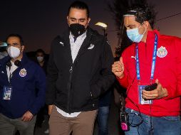 Amaury, conforme observó que entró la afición al Estadio. IMAGO7 / F. Meza