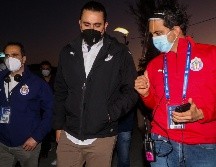 Amaury, conforme observó que entró la afición al Estadio. IMAGO7 / F. Meza