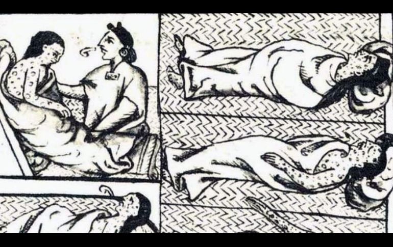 Los indígenas del centro de México sufrieron una mortal epidemia de viruela en 1520. CÓDICE FLORENTINO/UNAM