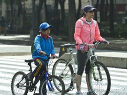 La bici es un medio de transporte y recreación para muchos niños y familias. Foto: NTX/J. Torres.