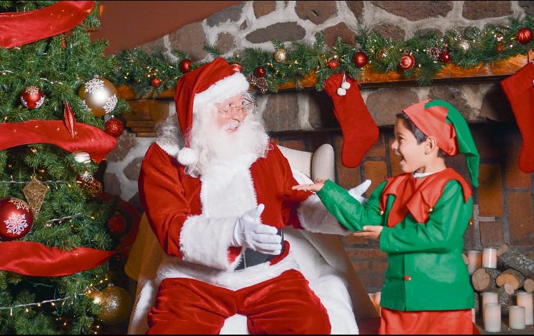 SANTA CLAUS. Papá Noel, listo para disfrutar de Mazamitla. CORTESÍA