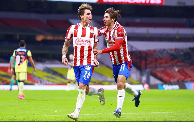 Chivas logró su pase a semifinales de la Liguilla tras vencer por global de 1-3 al América. IMAGO7/ARCHIVO
