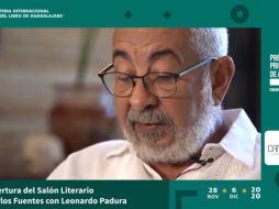 FIL 2020: Entregan, de manera simbólica, la Medalla Carlos Fuentes a Leonardo Padura