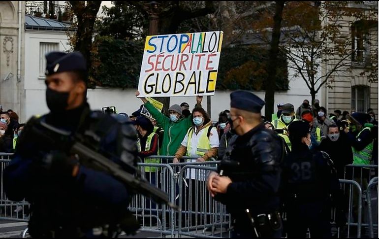 PROTESTAS. Exigen que se cambie el proyecto de ley que favorece a la Policía. ESPECIAL