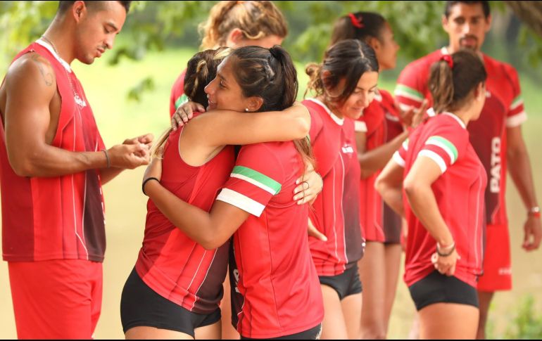 El llanto inundó a cada uno de los participantes en medio de las últimas palabras del equipo “Titanes”. TWITTER / @ExatlonMx