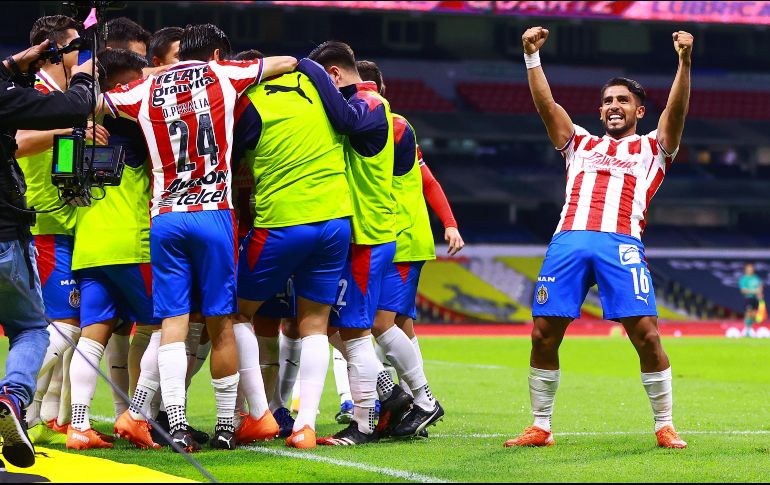 Chivas consiguió su pase a semifinales tras vencer al América por marcador global de 3-1. IMAGO7