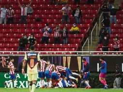 A SOLAS. El Guadalajara ya no podrá festejar con sus aficionados para el duelo de Semifinales ante el León. IMAGO7