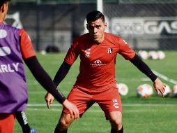 SE PONE LA CAMISETA. Aldo Rocha ya entrenó con su nuevo equipo.  TWITTER/@atlasfc