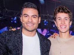 Carlos Rivera y Juanpa Zurita son compañeros y jueces en el programa “¿Quién es la Máscara?”. INSTAGRAM / @quieneslamascara