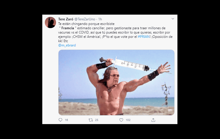 Memes Framcia: Ebrard comete error en mensaje de pésame; lo tunden en redes