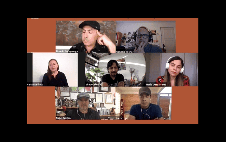 En la charla “Envirulada caricatura” participaron Darío Castillejos Lázcares, Ángel Boligán, María Guadarrama, Gonzalo Rocha, Salvador “Chavo” del Toro y Ricardo “Cucamonga”. ESPECIAL