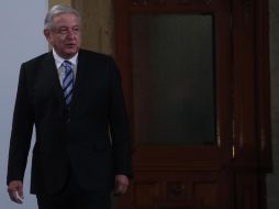 AMLO señala que en lo que no está de acuerdo, porque no es conveniente es actuar de manera espectacular y demagógica porque no hace falta. SUN / G. Espinosa