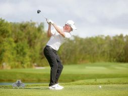 Grillo firmó ayer una tarjeta de 63 golpes y es el rival a vencer en El Camaleón Golf Club. AFP