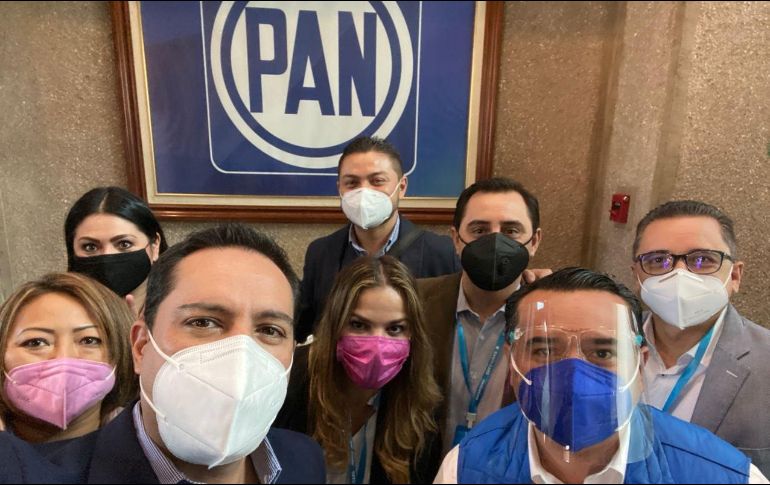 El convenio se establece para la coalición flexible o parcial con otros partidos políticos, a excepción de Morena. TWITTER/@CeciliaPatronL