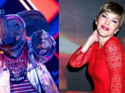 Laura Flores estaba detrás de la máscara de elefante. ESPECIAL