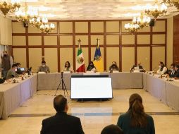 Durante la Junta de Coordinación Metropolitana, María Elena Limón tomó protesta como la nueva presidenta. TWITTER / @MaElenaLimon_