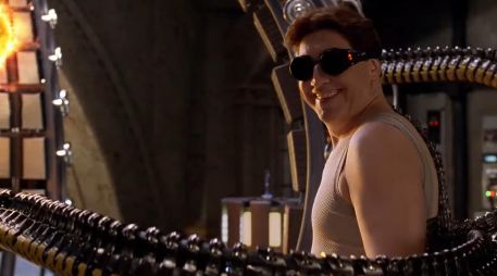 Aflred Molina interpretó a “Otto Octavius” en “Spider-Man 2” de Sam Raimi. ESPECIAL / Sony