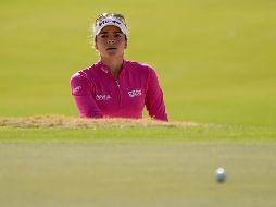 Gaby López tuvo una jornada de 74 golpes, tres arriba de par. AP/E. Gay