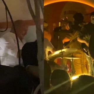 Tunden a gobernador de Jalisco tras ser captado en bar de Zapopan