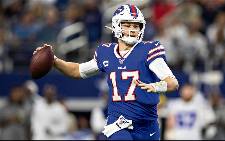 Josh Allen. El quarterback de tercer año conducirá la ofensiva de Buffalo mañana ante Pittsburgh. AP
