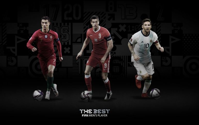 Lewandowski lleva años a la sombra de Cristiano y Messi. TWITTER/fifacom_es