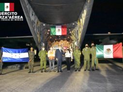 La Sedena señaló que esta acción se suma a las distintas muestras de apoyo y solidaridad de México para con el pueblo de Honduras, las cuales han sido una constante en la historia de ambos países. TWITTER / @SEDENAmx