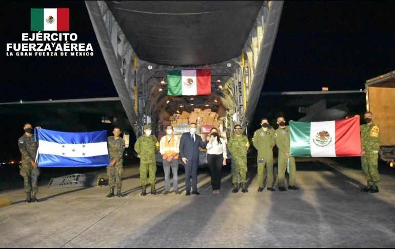 La Sedena señaló que esta acción se suma a las distintas muestras de apoyo y solidaridad de México para con el pueblo de Honduras, las cuales han sido una constante en la historia de ambos países. TWITTER / @SEDENAmx