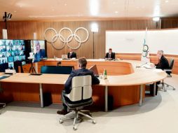 A DISTANCIA. La novena cumbre del Comité Olímpico Internacional fue virtual, debido a la pandemia. CORTESÍA/COI