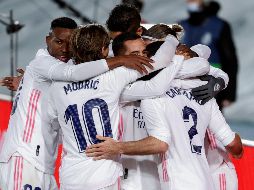 DERBI BLANCO. Con gol de Casemiro y autogol de Oblak, el Real Madrid venció a los dirigidos por Simeone. EFE