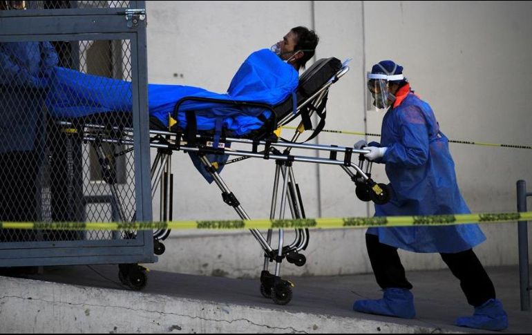 La Ciudad de México tiene una ocupación hospitalaria general del 83%, y una ocupación para terapia intensiva del 71 por ciento. EFE/L. Torres