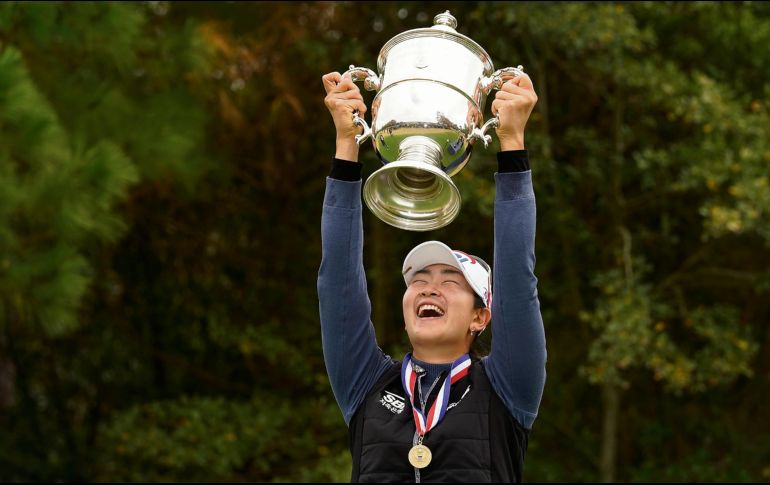 TENAZ. La surcoreana remontó una diferencia de cinco golpes para coronarse. AP • E. Gay