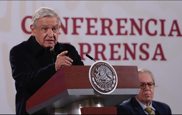 Durante su conferencia matutina, AMLO saludó y felicitó a Biden por su triunfo en las elecciones de noviembre, mientras desea que la colaboración entre México y EU continúe. SUN / B. Fregoso