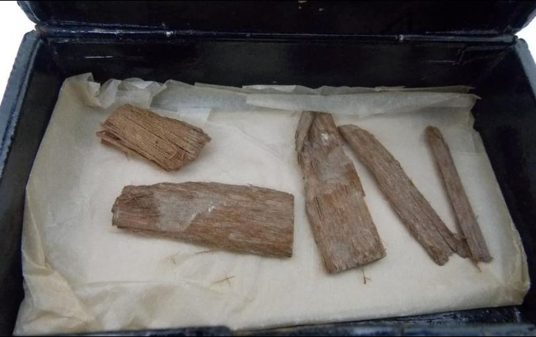 La pieza de madera fue hallada por primera vez en 1872. UNIVERSITY OF ABERDEEN