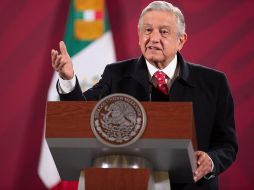 López Obrador reiteró que su gobierno busca tener lo más pronto posible las vacunas para mitigar el avance del coronavirus. EFE/Presidencia