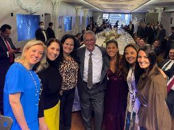 Pati Chapoy dijo que no fue obligatoria la invitación al evento. TWITTER / @RicardoBSalinas