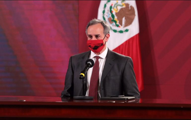 ''Las medidas se tienen que cumplir por la sociedad, si la sociedad las cumple se logra el efecto de disminución de contagios'', agregó López-Gatell. SUN / J. Boites