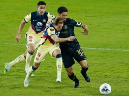 Carlos Vela anotó al minuto 46 y al 47, además colaboró con el tercer gol de Los Ángeles. AFP/A. Menéndez
