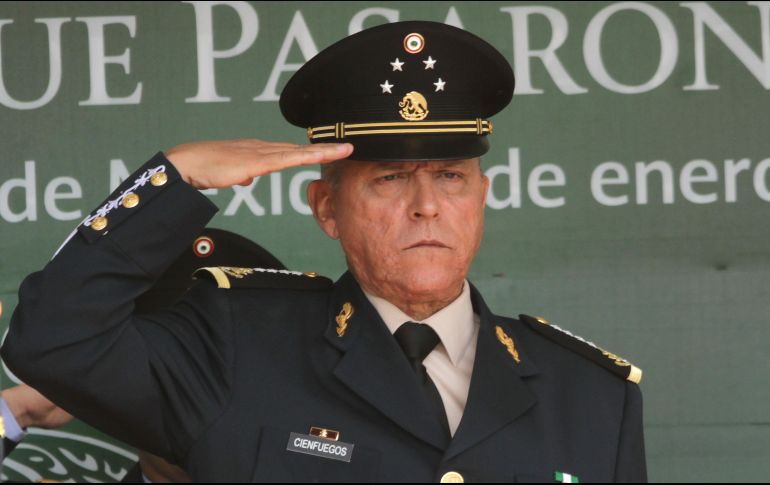 Después de una intensa negociación, México cerró el 17 de noviembre un acuerdo inédito con EU para que levantara los cargos contra Cienfuegos, quien regresó a México en libertad. SUN / ARCHIVO