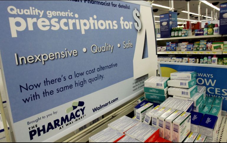 Walmart podría ser multada con 67 mil 627 dólares por cada receta ilegal que haya despachado. AP/R. Sullivan