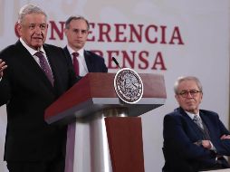 El Presidente señala que además de ser expertos en materia de salud, Jorge Alcocer y Hugo López-Gatell son funcionarios honestos y con principios. SUN / B. Fregoso