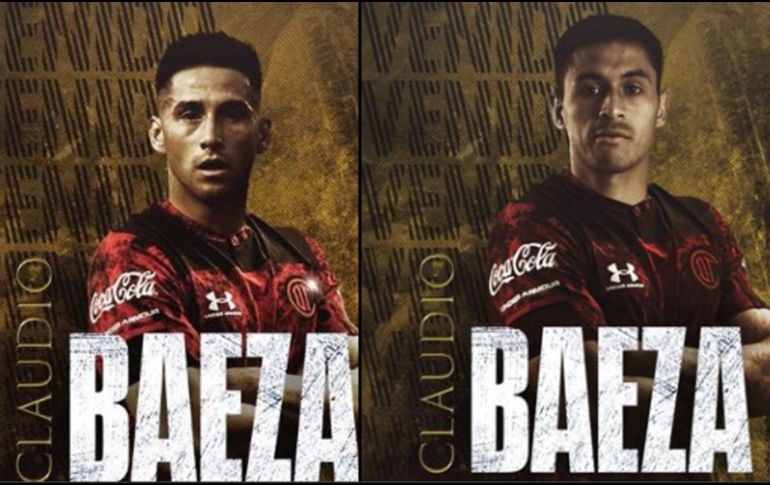 Posteriormente, la publicación fue borrada de sus redes sociales para corregir el anuncio de la llegada del mediocampista chileno Claudia Baeza, procedente del Necaxa. TWITTER