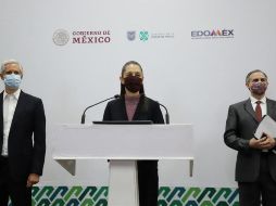 Sheinbaum recordó que la ley seca no se impuso por el semáforo rojo, sino que está desde antes alternando entre las 16 alcaldías de la Ciudad. EFE/Gobierno CDMX