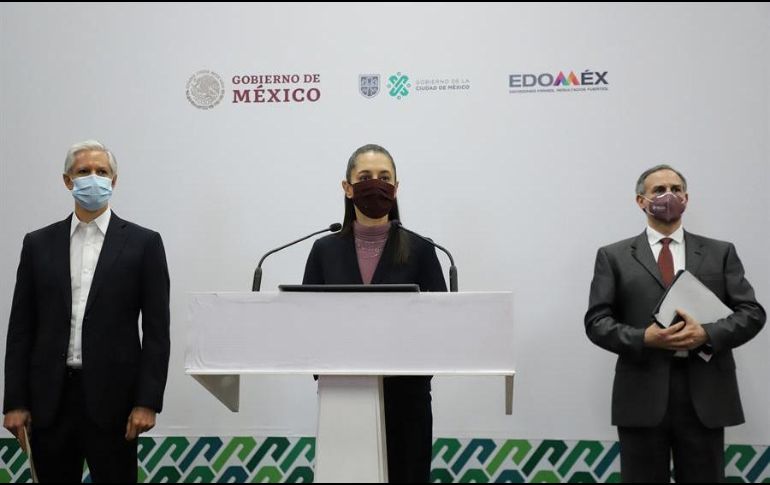 Sheinbaum recordó que la ley seca no se impuso por el semáforo rojo, sino que está desde antes alternando entre las 16 alcaldías de la Ciudad. EFE/Gobierno CDMX