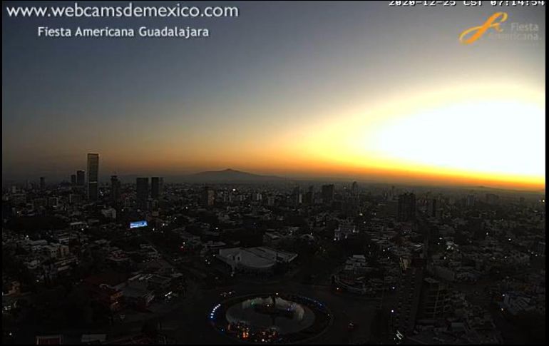 Este 25 de diciembre, Guadalajara amanece con calidad del aire regular. ESPECIAL