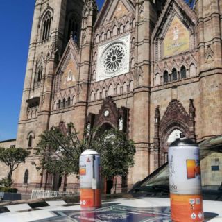 Seguridad en Jalisco: Lo detienen por pintar grafiti en el Expiatorio