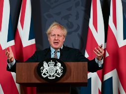 BORIS JOHNSON. El primer ministro británico celebró el nuevo tratado.  AP
