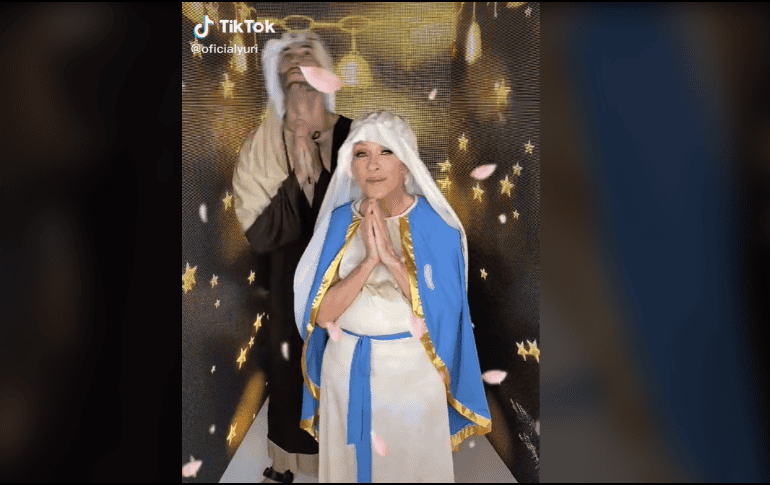 La famosa aprovecho el 25 de diciembre para subir el video a su cuenta. TikTok/@oficialyuri