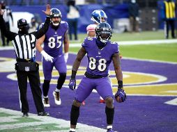 El cuarto triunfo consecutivo de Baltimore, además de la victoria de Pittsburgh sobre Indianápolis, llevó a que los Ravens superaran a los Colts en la persecución del comodín de la AFC. AP / N. Wass