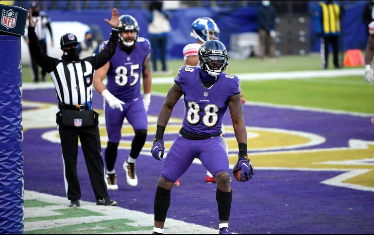 El cuarto triunfo consecutivo de Baltimore, además de la victoria de Pittsburgh sobre Indianápolis, llevó a que los Ravens superaran a los Colts en la persecución del comodín de la AFC. AP / N. Wass