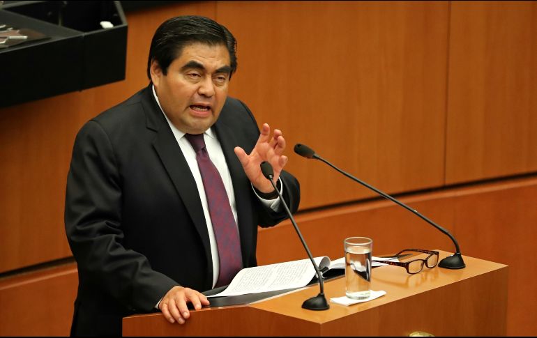 El gobernador Miguel Barbosa anunció que el número de contagios y de hospitalizados diarios ha llegado a 